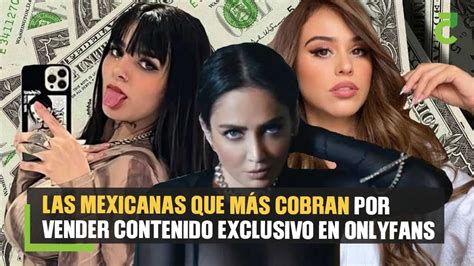 Mexicanas mejor pagadas en OnlyFans, ¿quiénes son y cuánto。